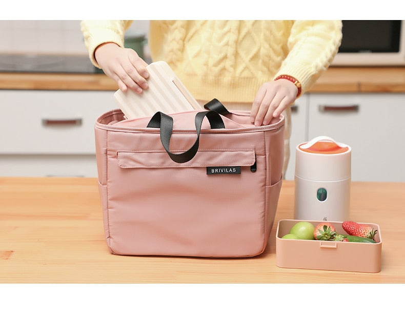 Multicolor Cooler Thermal Lunch Bag