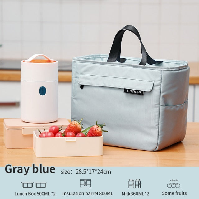 Multicolor Cooler Thermal Lunch Bag