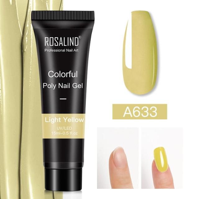 (Limitierter Verkauf 50 % RABATT) Poly-Nagelgel in 24 Farben