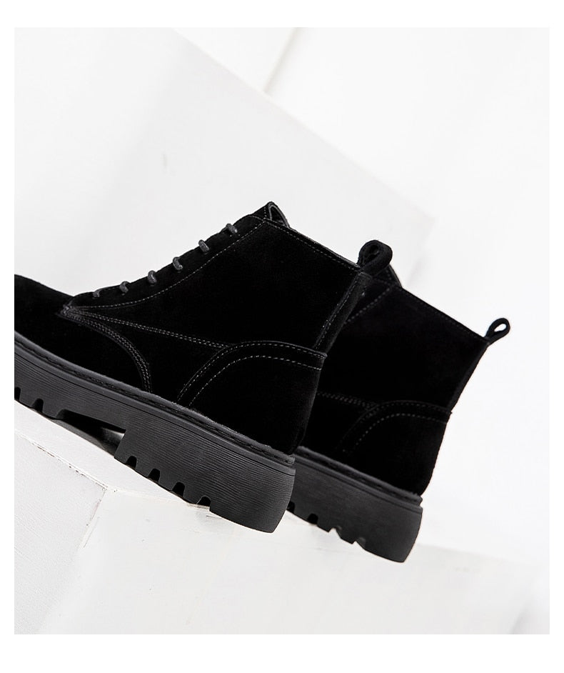 Women Suede Leather Ankle Boots