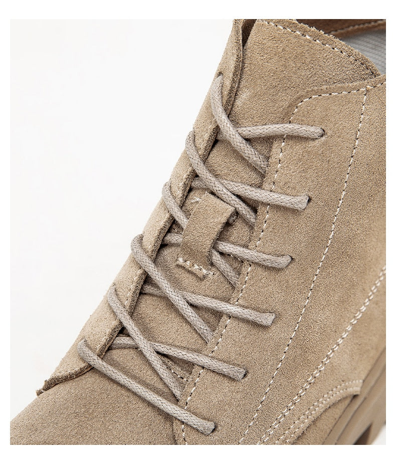 Women Suede Leather Ankle Boots