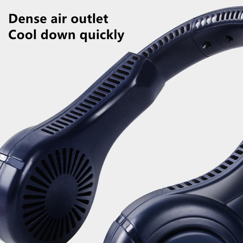 Neck Fan Mini Bladeless Fan Air Conditioner Cooler