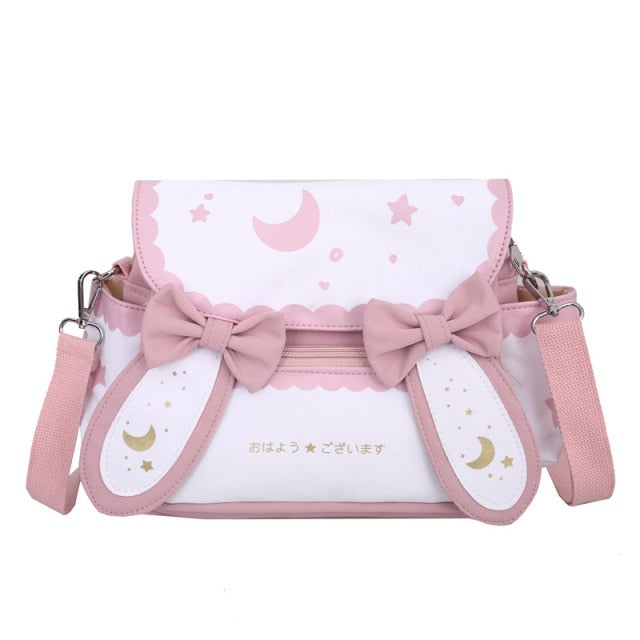 Lolita Moon Star Printed Bow Tie Shoulder Bag