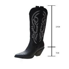 Knee High Western Cowboy Boots