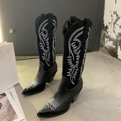 Knee High Western Cowboy Boots