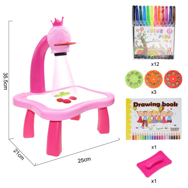 Childrens LED Art Drawing Projector