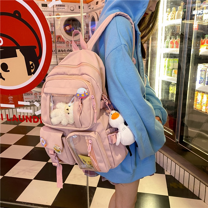 Cute Large Capacity Backpack Schoolbag