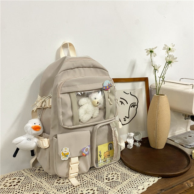 Cute Large Capacity Backpack Schoolbag