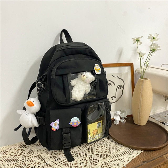 Cute Large Capacity Backpack Schoolbag