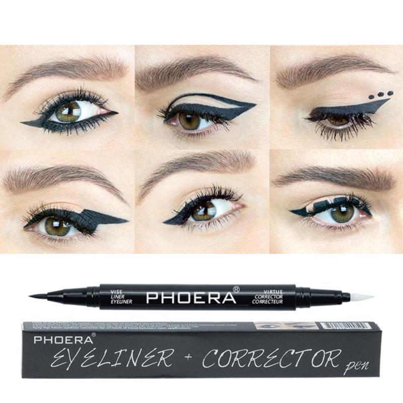 2 IN 1 Erasable Waterproof Black Eyeliner