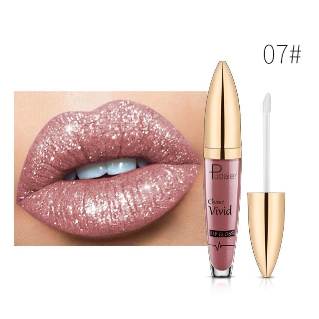 (HEIßER VERKAUF!!!) 18-Farben-Diamant-glänzender, langlebiger Lippenstift