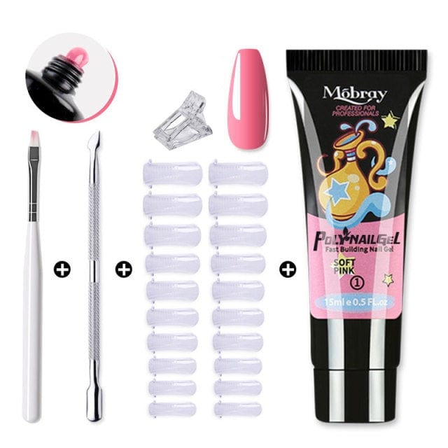 Easy-Extend PolyGel Nail Kit