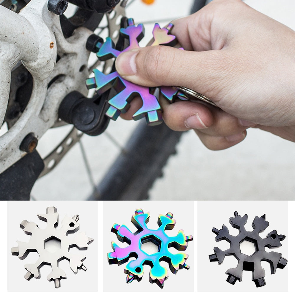 18 In 1 Mini Snowflake Multitool