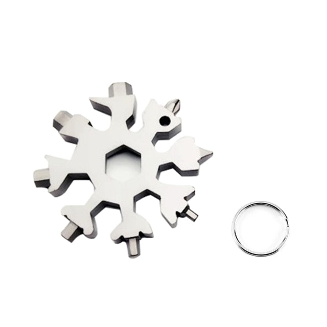 18 In 1 Mini Snowflake Multitool