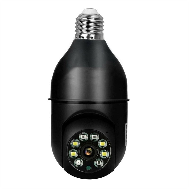 1080p Wireless 360 WIFI Light Bulb Security Camera