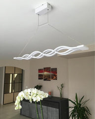 LED Wave Chandelier