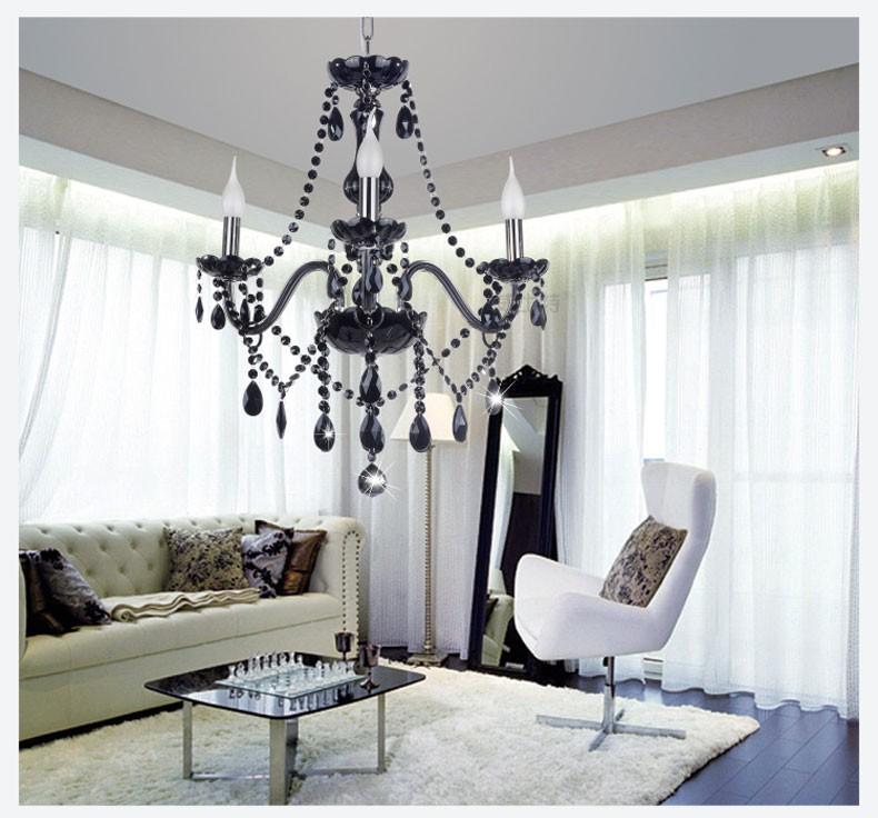 Modern Retro Drop Crystal Chandelier