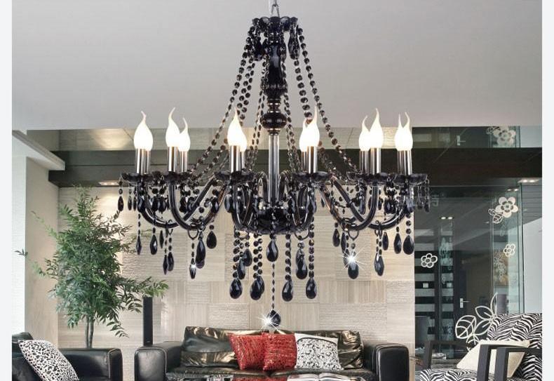 Modern Retro Drop Crystal Chandelier