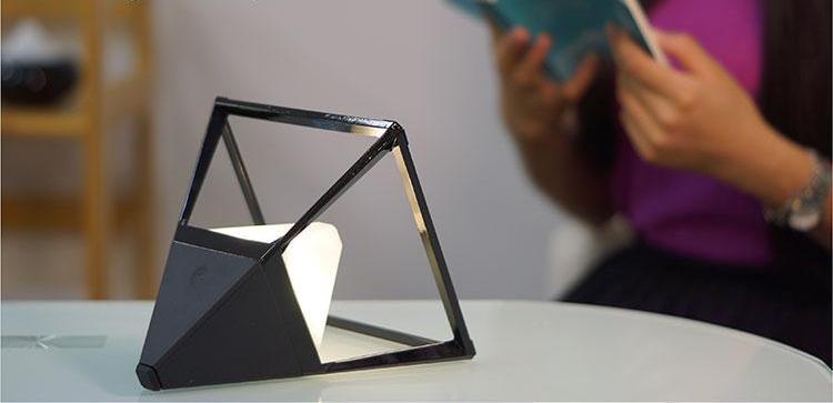 Pyramid Touch Activated Diamond Lamp