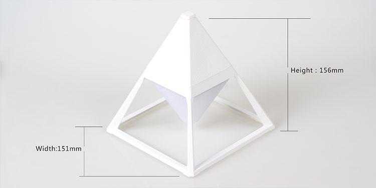 Pyramid Touch Activated Diamond Lamp