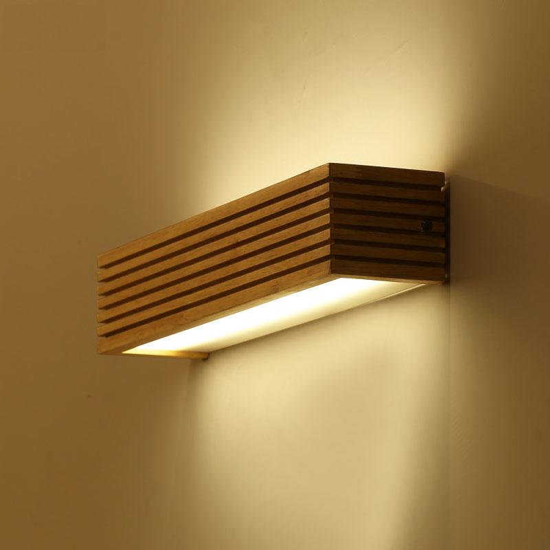 Statuto - Modern Nordic Wooden Wall Lamp