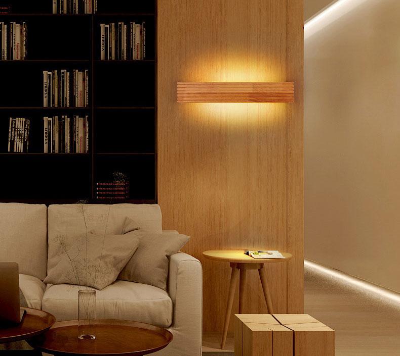 Statuto - Modern Nordic Wooden Wall Lamp