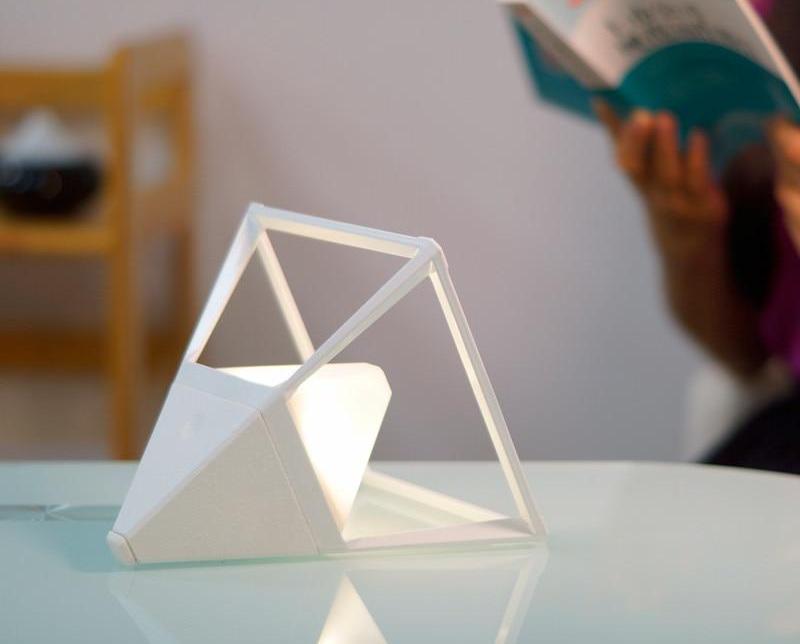 Pyramid Touch Activated Diamond Lamp