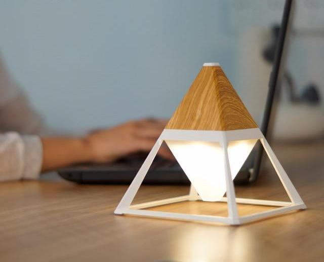 Pyramid Touch Activated Diamond Lamp