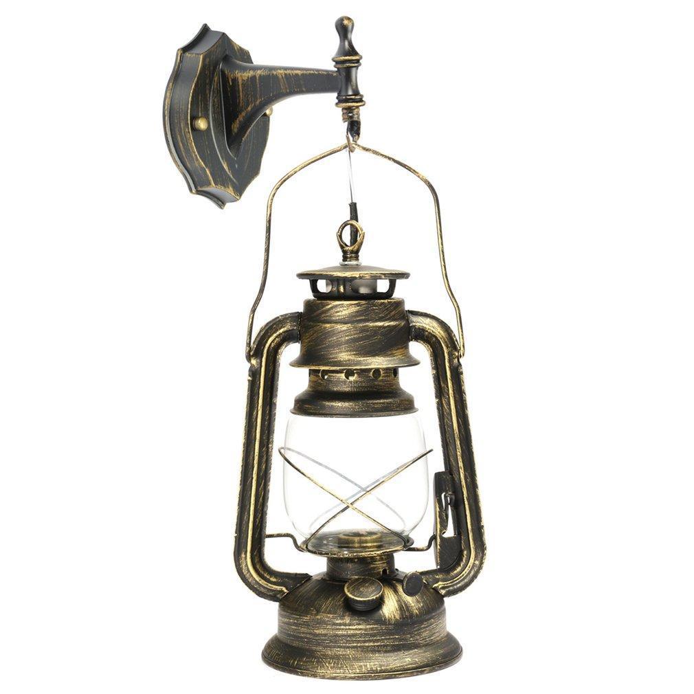 Vintage Lantern Style Wall Mount Lamp