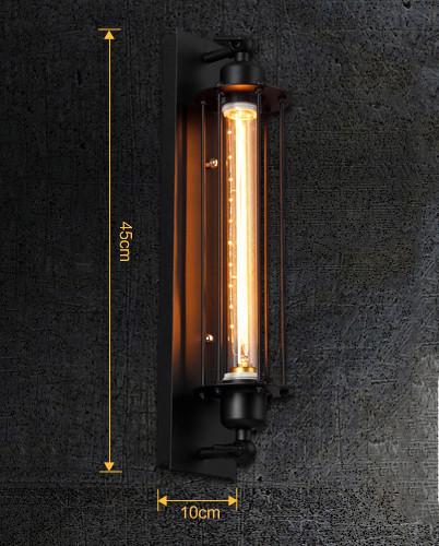 Vintage-Bar-Wandlampe im Industriestil