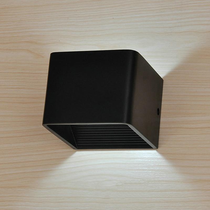 Moderne LED Up Down Cube Wandleuchte