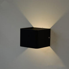 Moderne LED Up Down Cube Wandleuchte