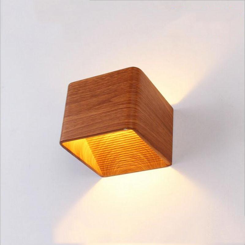 Moderne LED Up Down Cube Wandleuchte