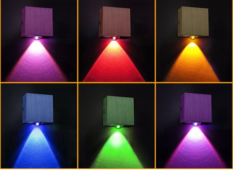 Modern LED Cube Box Wall Lamp