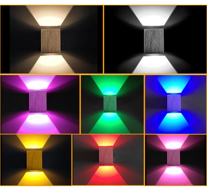 Modern LED Cube Box Wall Lamp