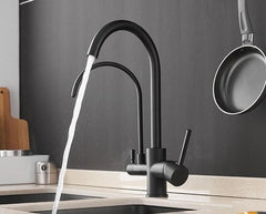 Sibella - Deck Mount Double Crane Faucet