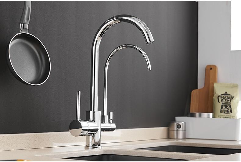 Sibella - Deck Mount Double Crane Faucet