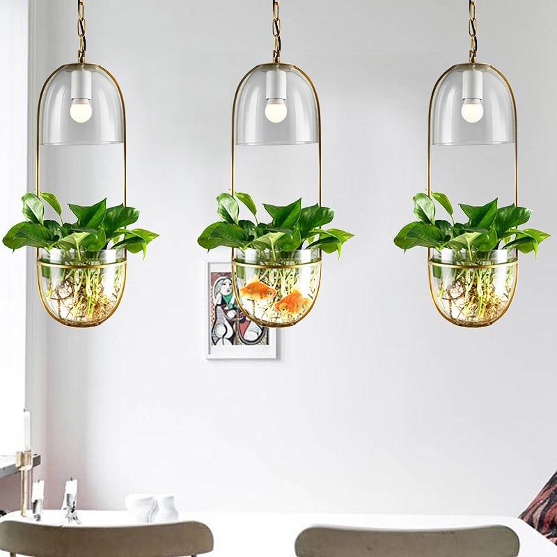 Lileas - Modern Hanging Planter Lamp