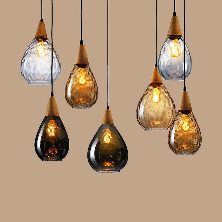 Sergia - Modern Nordic Drop Glass Pendant Lamp