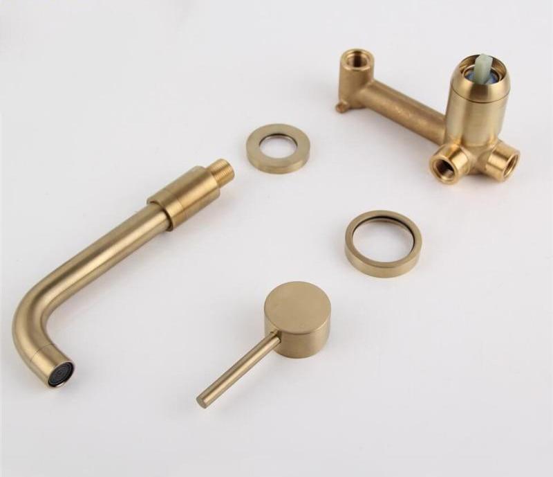 Modern Brass Wall Mounted Faucet