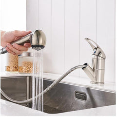 Ellis - Deck Mounted Pull Out Copper Kitchen Faucet