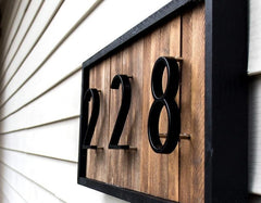 Modern House Numbers