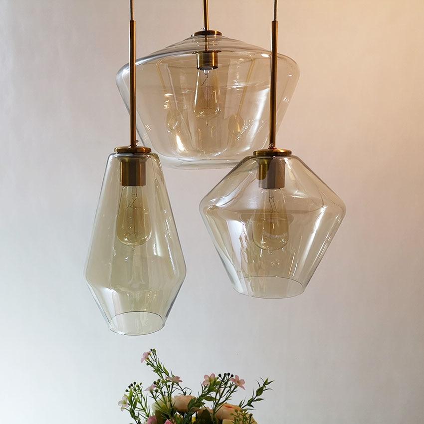 Meriall - Hanging Glass Pendant Lamp