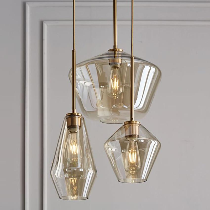 Meriall - Hanging Glass Pendant Lamp