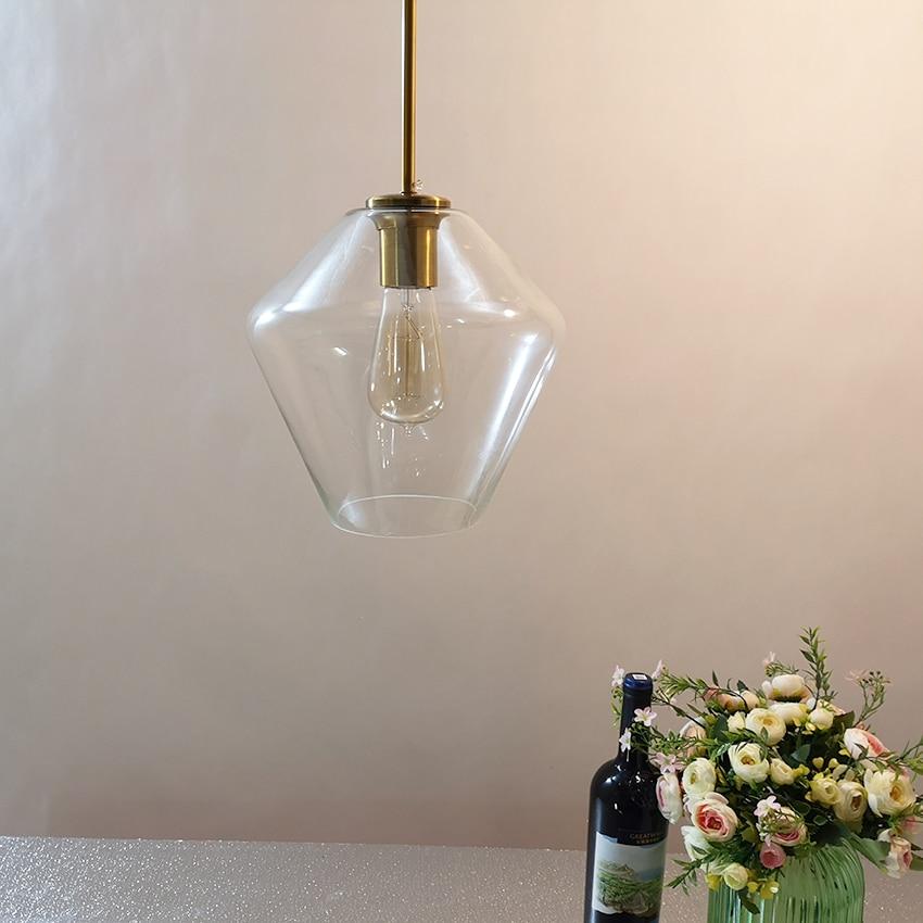 Meriall - Hanging Glass Pendant Lamp