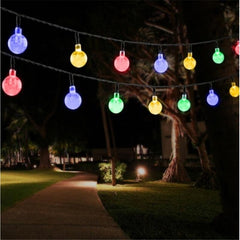 ColorSol - Solar Powered LED Globe String Lights