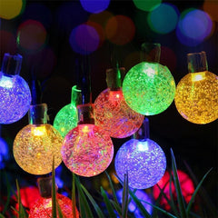 ColorSol - Solar Powered LED Globe String Lights