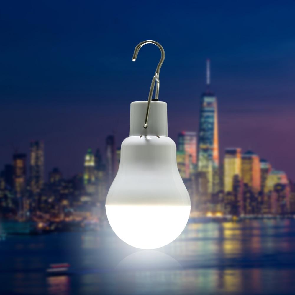 Portable Outdoor Solar Power LED Light Bulb