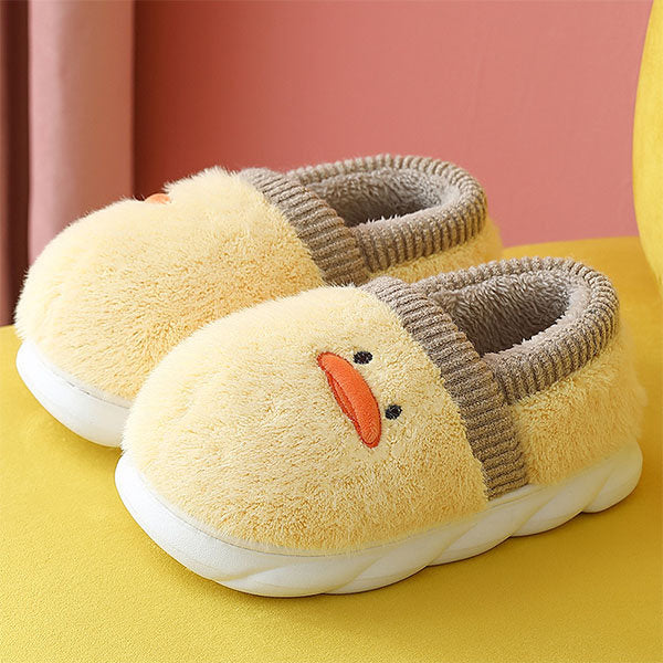 Pantoufles en coton doux Creative Duckling