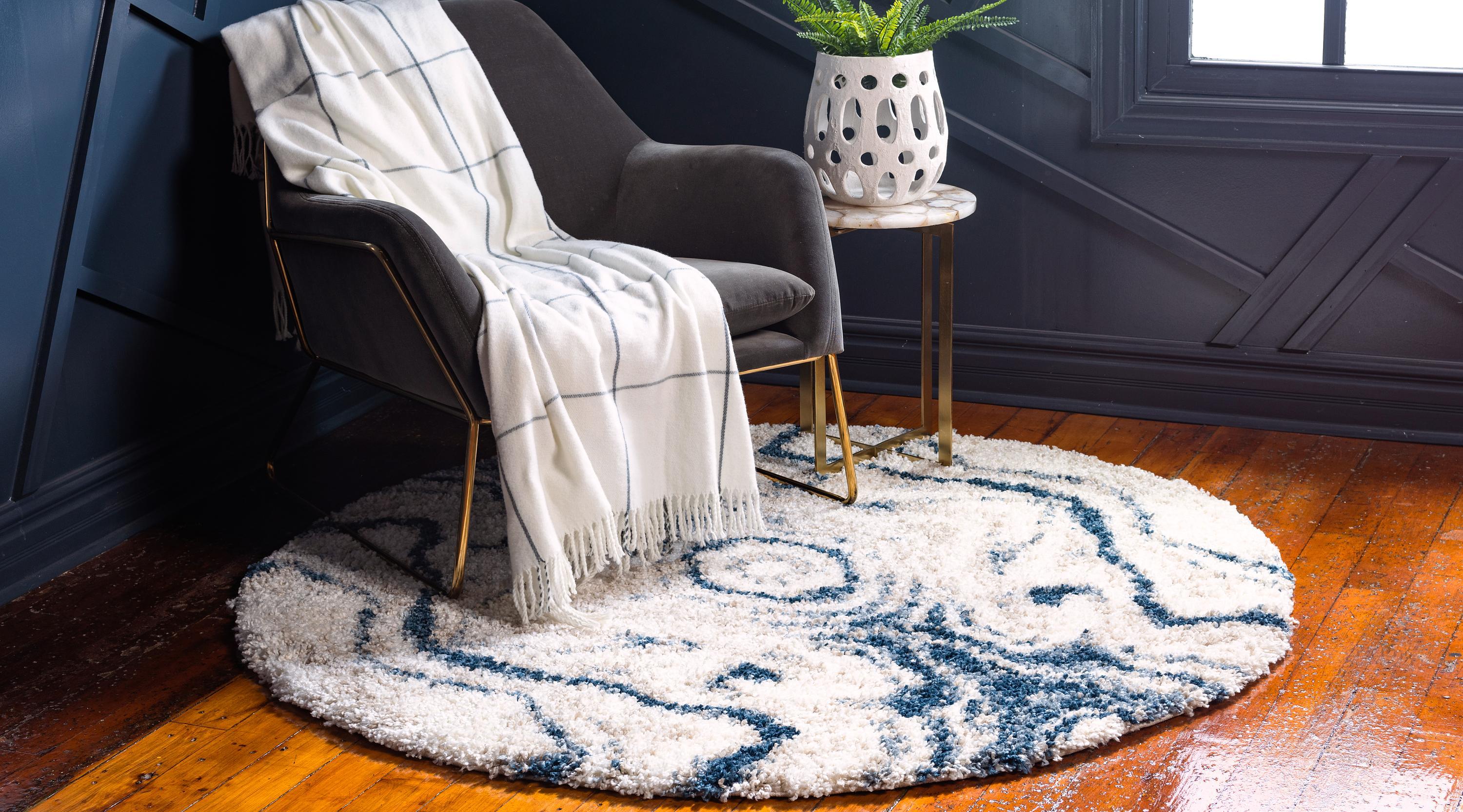 Quinten - Marble Color Mix Shaggy Rug